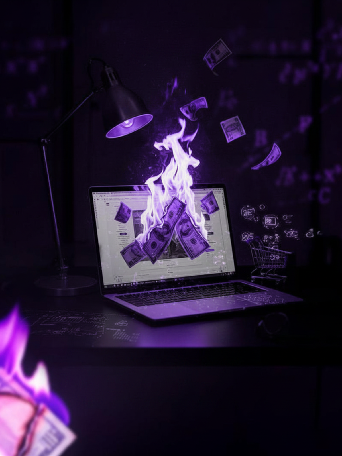 Ad budget burning